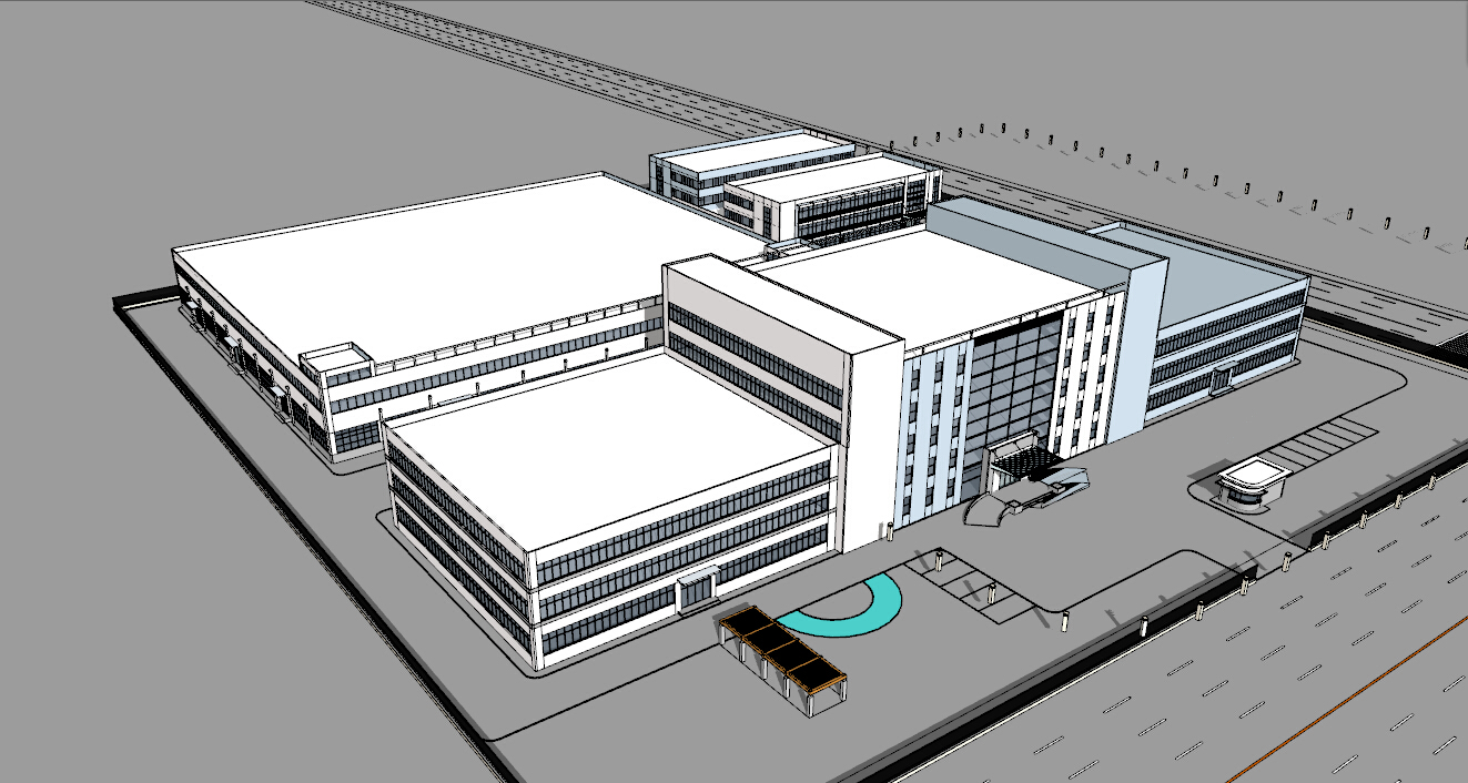 YX-900229 工业 厂房 物流su cad合集